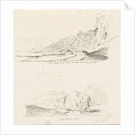 Wetton Mill: pen and ink drawing by Thomas Peploe Wood