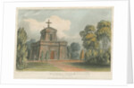 Trentham - The Mausoleum: coloured lithograph, nd [c 1824] by John Gendall