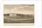 Trentham Hall: aquatint engraving by School English