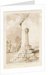 Talke - Ancient Market Cross by Thomas Peploe Wood
