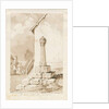Talke - Ancient Market Cross by Thomas Peploe Wood
