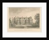 Whittington Hall: sepia drawing, 1838 by John Buckler