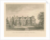 Whittington Hall: sepia drawing, 1838 by John Buckler