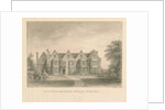 Whittington Hall: sepia drawing, 1838 by John Buckler