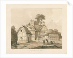 Whittington Hall: pen and wash drawing, 1838 by Thomas Peploe Wood