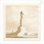 Trentham - Monument to Duke of Sutherland: pen and wash drawing, 1838 by Thomas Peploe Wood