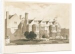 Whittington Hall: pen and wash drawing, 1836 by Thomas Peploe Wood