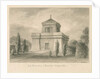 Trentham - The Mausoleum: sepia drawing, 1840 by John Buckler
