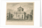 Trentham - The Mausoleum: sepia drawing, 1840 by John Buckler