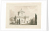 Trentham - The Mausoleum: pen and wash drawing by Thomas Peploe Wood