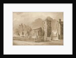 Willenhall Church: sepia drawing, nd [1844] by Henry James Noyes