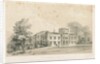 Wolseley Hall: steel engraving, nd [c 1830] by Louis Haghe