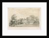 Wolseley Hall: steel engraving, nd [c 1830] by Louis Haghe