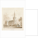 Trentham - 'Trent Vale New Church': sepia drawing, nd [1842, cf Wood Portfolio 148]] by Thomas Peploe Wood
