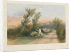 Trentham - 'The Green Bough': water colour painting by School English
