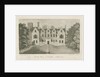 Tamworth - The Moat House: engraving, nd [1762-1802] by Stebbing Shaw