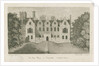 Tamworth - The Moat House: engraving, nd [1762-1802] by Stebbing Shaw