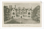Tamworth - The Moat House: engraving, nd [1762-1802] by Stebbing Shaw