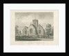 Trysull Church: sepia wash drawing, 1846 by John Buckler
