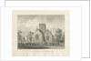 Trysull Church: sepia wash drawing, 1846 by John Buckler