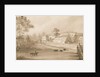 Trysull Mill: sepia wash drawing, 1844 by Henry James Noyes