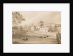 Trysull Mill: sepia wash drawing, 1844 by Henry James Noyes