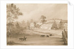 Trysull Mill: sepia wash drawing, 1844 by Henry James Noyes