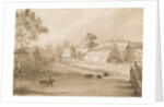 Trysull Mill: sepia wash drawing, 1844 by Henry James Noyes