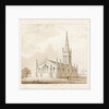 Tunstall Church: pen and wash drawing, 1838 by Thomas Peploe Wood