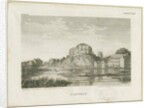 Tamworth Castle: engraving, nd [c 1798] by John Walker