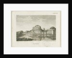 Tamworth Castle: engraving, nd [c 1798] by John Walker
