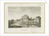 Tamworth Castle: engraving, nd [c 1798] by John Walker