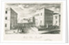 Wolstanton - 'Wesley Place, Tunstall': lithograph by School English