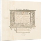 Wolstanton Church - Wall Monument to William Yonge of Caynton by School English