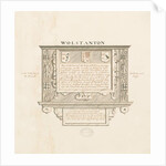 Wolstanton Church - Wall Monument to William Yonge of Caynton by School English