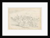 Tutbury - Town, Church and Castle: pencil drawing, nd [?19th cent] by School English