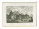 Tutbury Castle - Castle-Yard: engraving, nd [c 1830] by Frederick Calvert