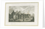 Tutbury Castle - Castle-Yard: engraving, nd [c 1830] by Frederick Calvert
