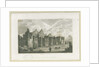 Tutbury Castle - Castle-Yard: engraving, nd [c 1830] by Frederick Calvert