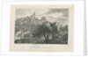 Tutbury Castle - South View: zincograph by William P Sherlock