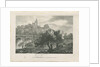 Tutbury Castle - South View: zincograph by William P Sherlock