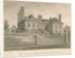 Wolverhampton - The Deanery House: sepia drawing, 1837 by John Buckler