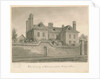 Wolverhampton - The Deanery House: sepia drawing, 1837 by John Buckler