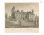 Wolverhampton - The Deanery House: sepia drawing, 1837 by John Buckler