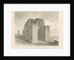 Tutbury Castle - Remains of the Gateway by John Buckler