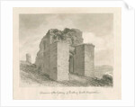 Tutbury Castle - Remains of the Gateway by John Buckler