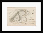 Tutbury Castle: Plan: engraving, nd [c 1832] by School English