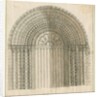 Tutbury Priory Church - Arch in West Door by Stebbing Shaw