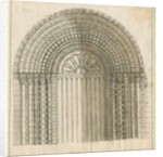 Tutbury Priory Church - Arch in West Door by Stebbing Shaw