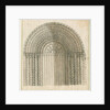 Tutbury Priory Church - Arch in West Door by Stebbing Shaw